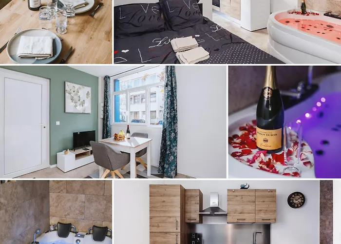 Apartment Romance Bleue-spa-wifi-parking Sejour A Vichy